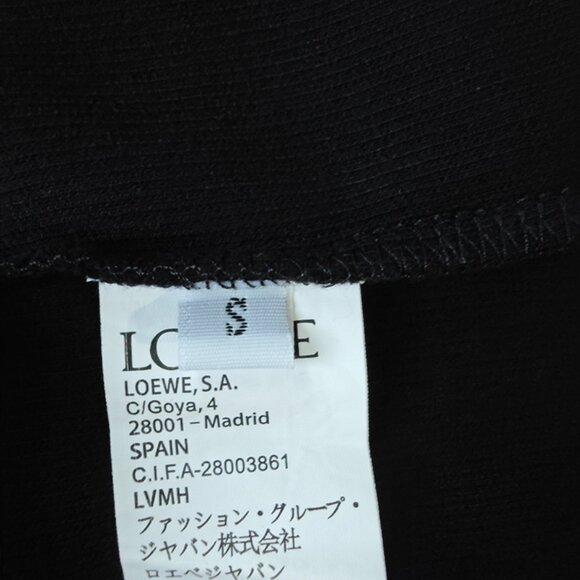 Loewe Black Anagram Embroidery Rib Knit Tank Top - Picture 5 of 6